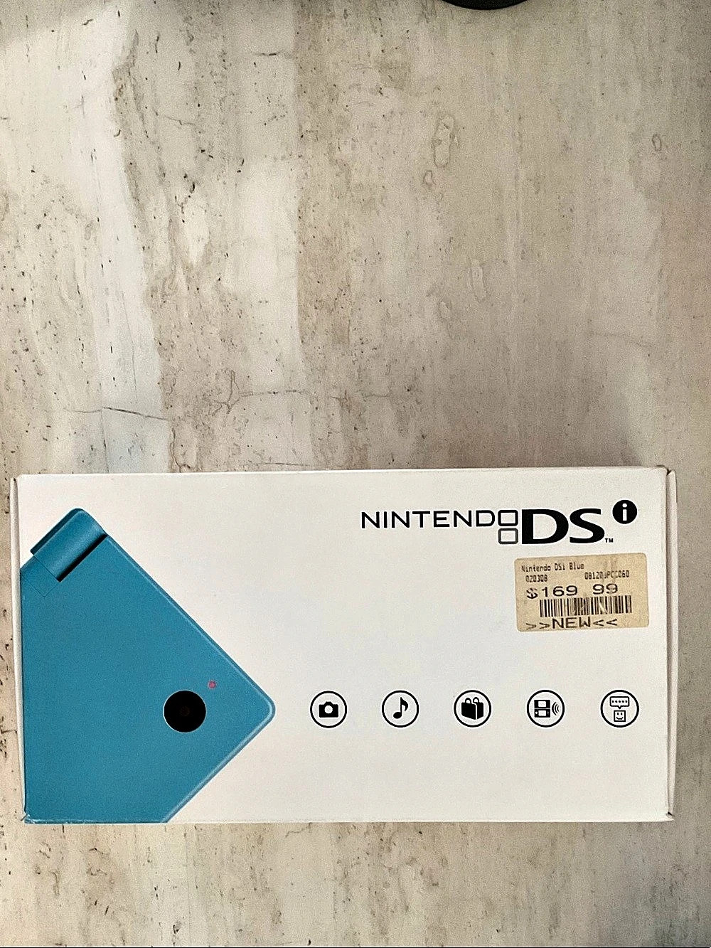Empty Box For Nintendo DSi Console Blue Manual & Instruction Booklet No Console